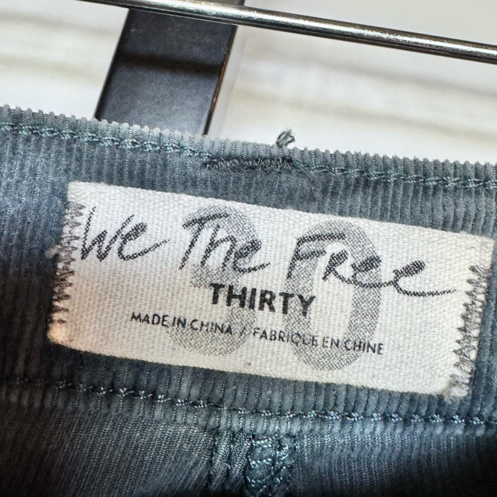 Wee the Free Corduroy Sun Chaser Blue Green Gray Pants - Picture 7 of 9